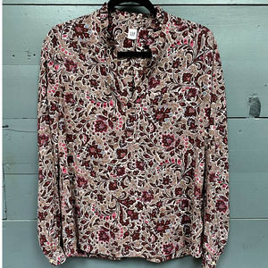 Gap Blouse Brown/Pink